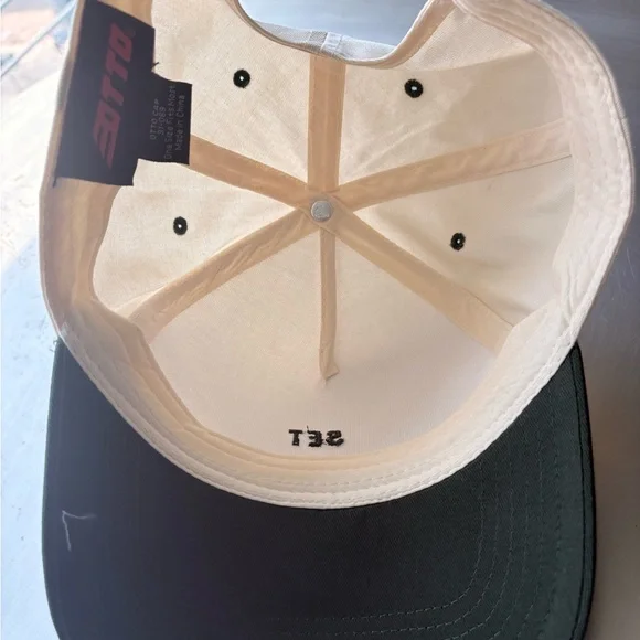 SET Active Two-Tone (Tan/Green) Baseball Hat (Unisex) - Picture 4 of 4